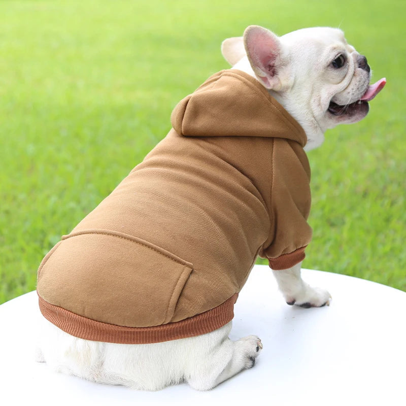 Dog Clothing, Two-Feet Hooded Sweater