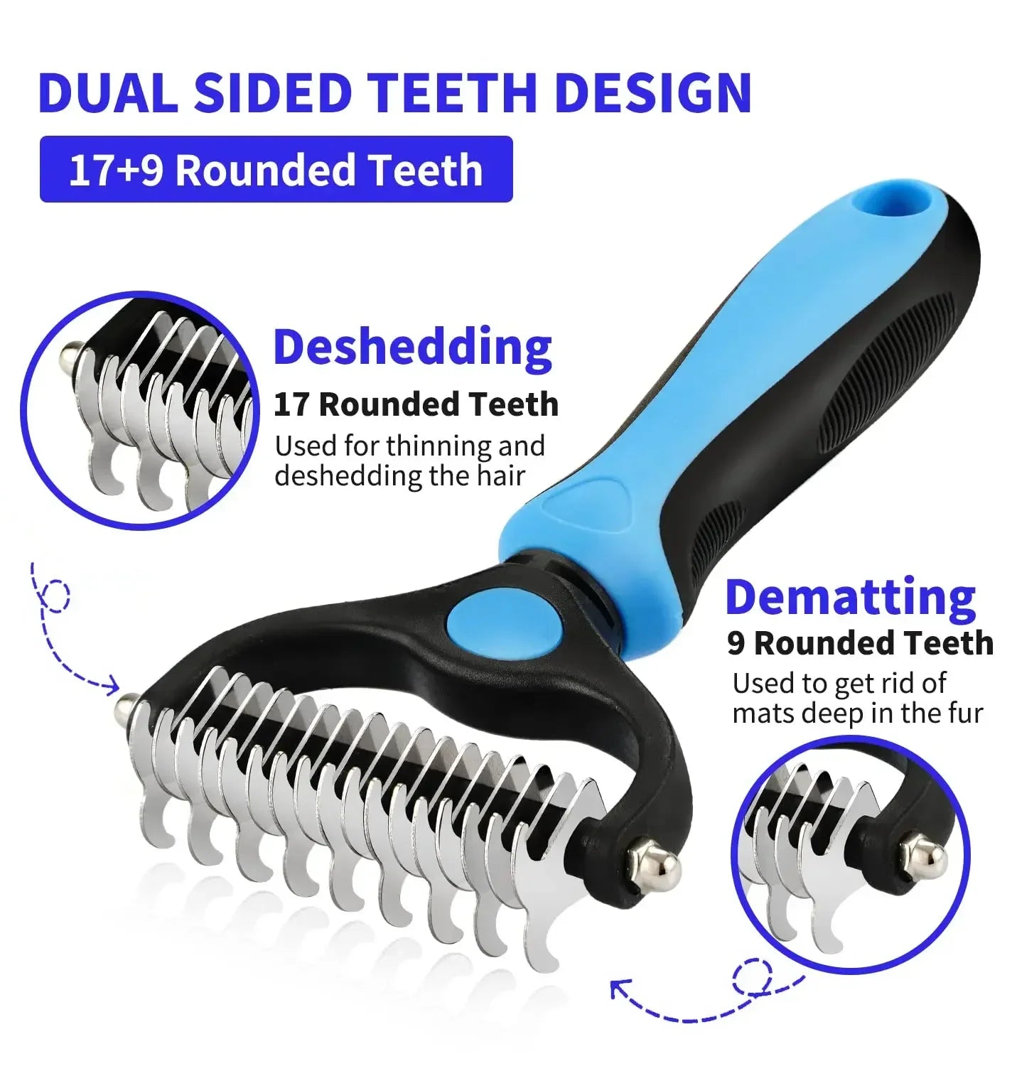 Pet Deshedding/ Dematting Brush