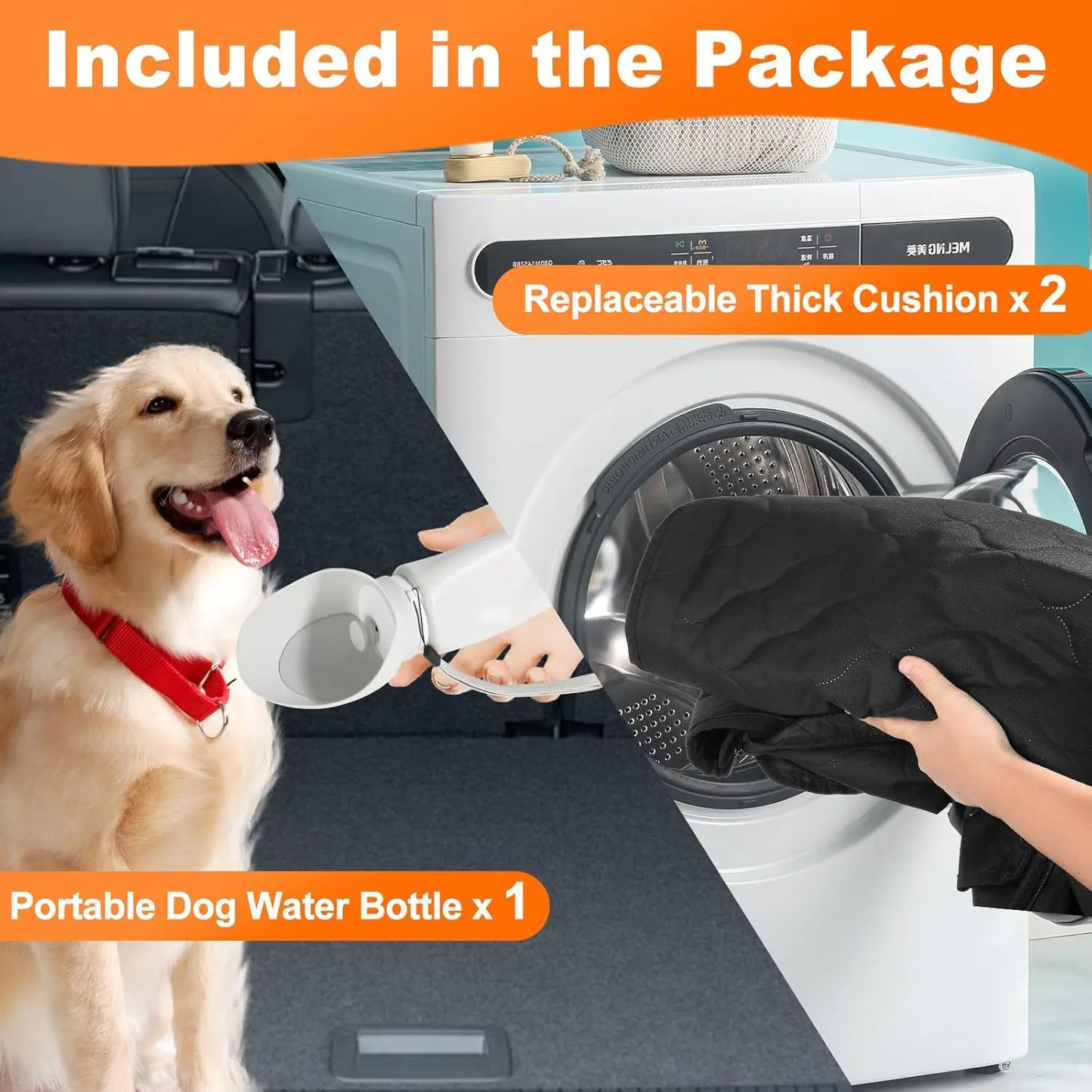 Waterproof Foldable Dog Car Seat  Protector
