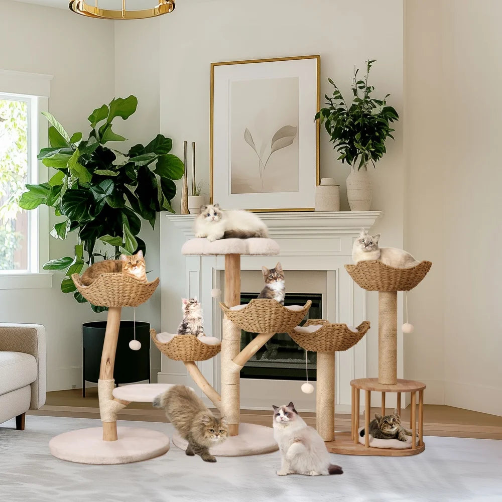 Cat Tower With Scratching Posts