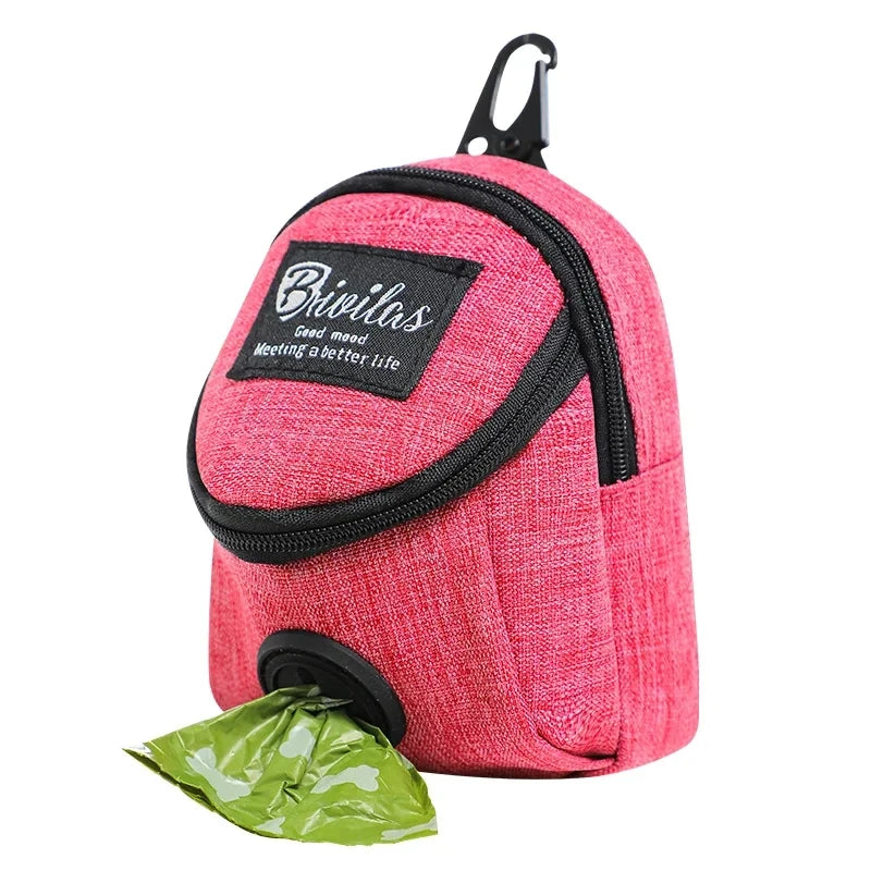 Dog Treat Pouch with Poop Bag Dispenser