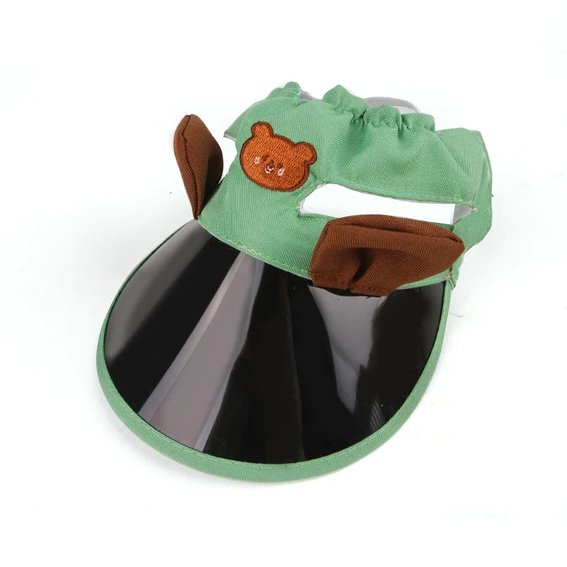 Pet Hat With Ear Holes and Visor