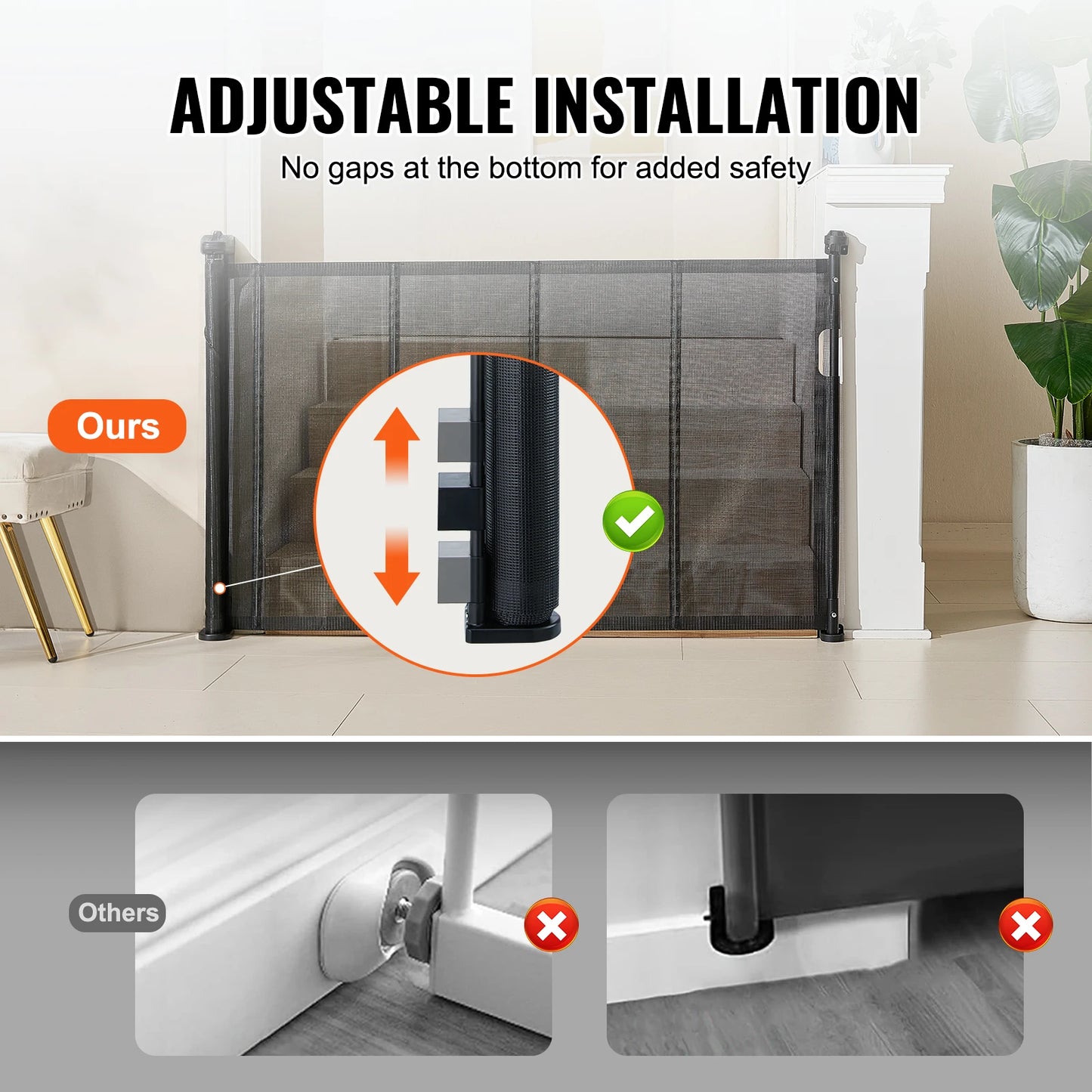 Wide Retractable Dog Gates