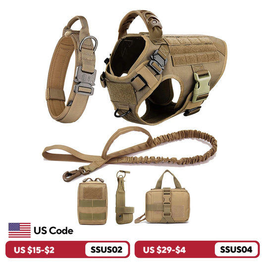 Large Dog Harness And Leash Set