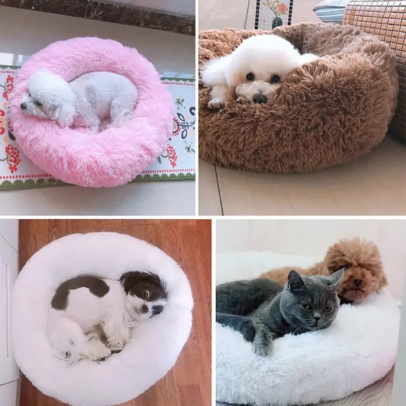 Comfortable, Washable  Ultra Soft Round Dog /Cat Bed