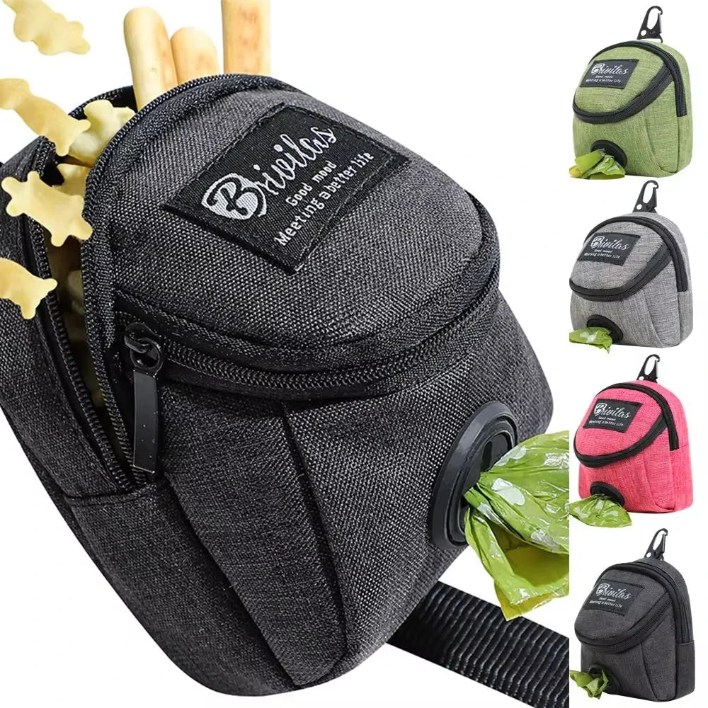 Dog Treat Pouch with Poop Bag Dispenser
