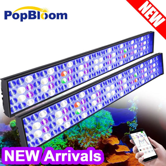 2PCS Marine Aquarium Full Spectrum Light, Programmable