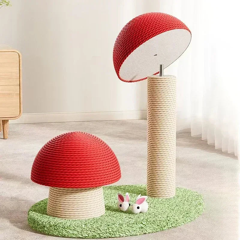 Cat Scratch/ Climbing Mushroom, Durable, Sisal