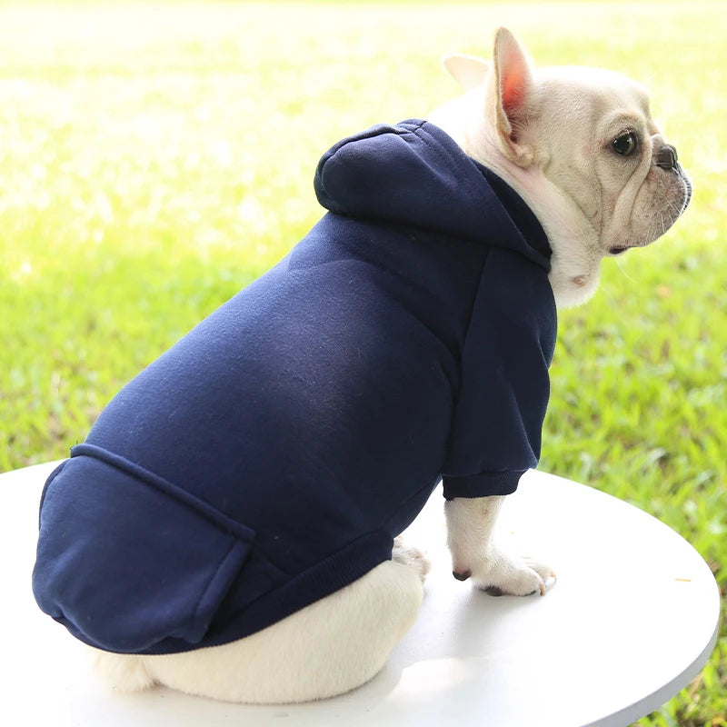 Dog Clothing, Two-Feet Hooded Sweater