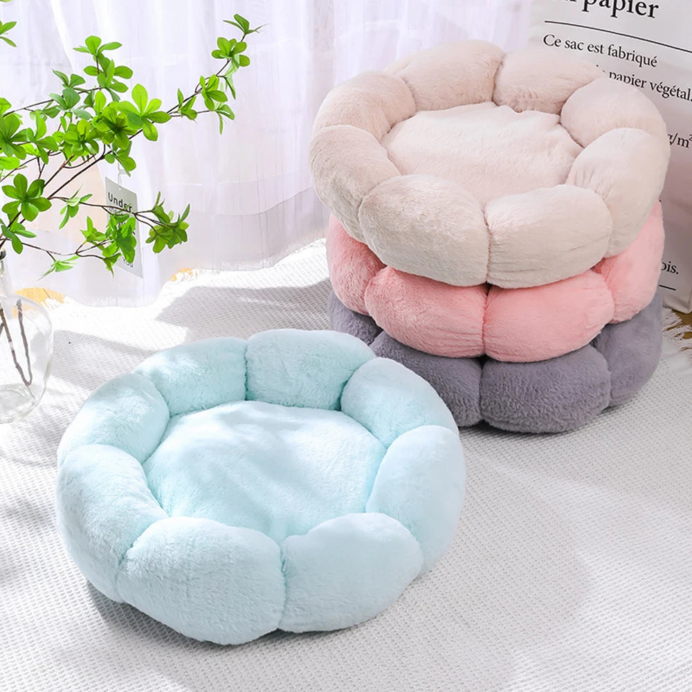 Flower Soft Cat or Small Dog Bed