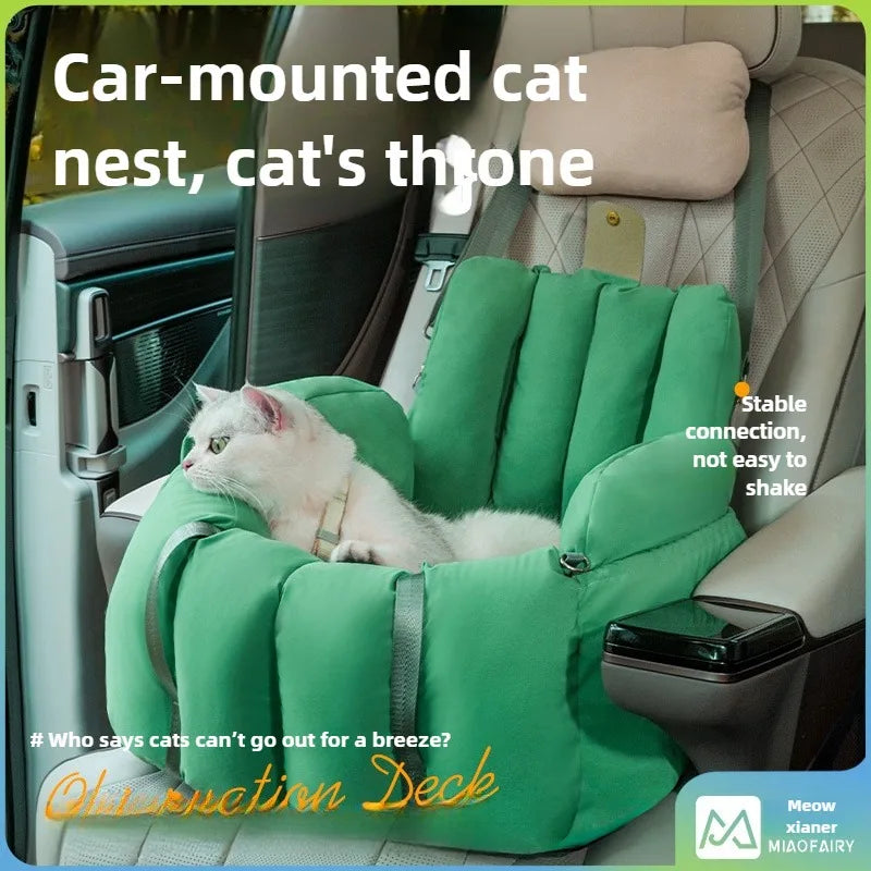 Secure Pet Travel with Dog Car Seat Car Safety for Puppy Cat- Portable Dog Carrier Cat Travel Bags, Durable Cat Carriers & Bags