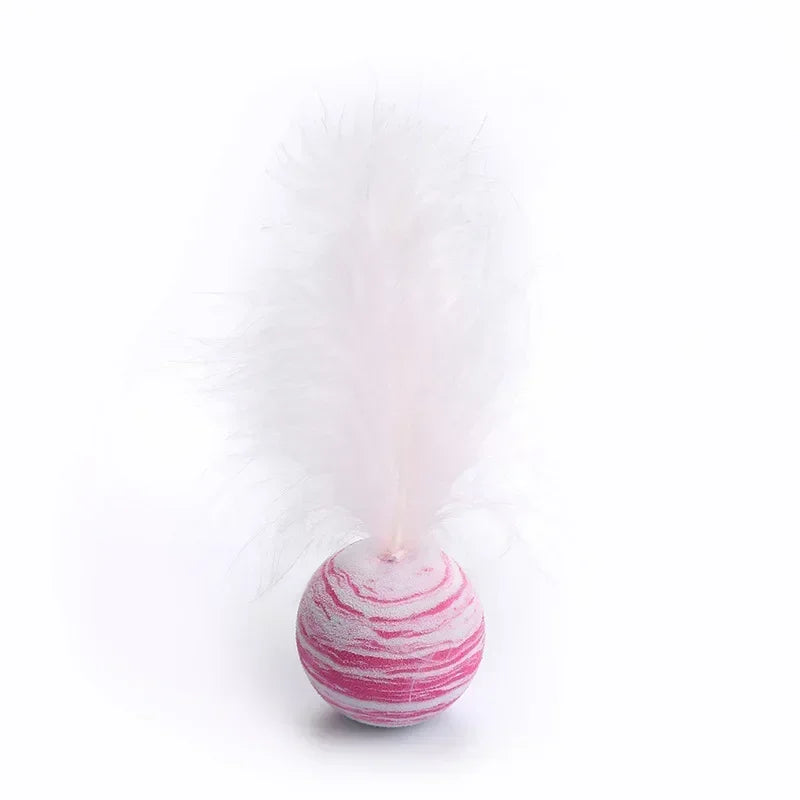 Funny Feather Ball Cat Toy