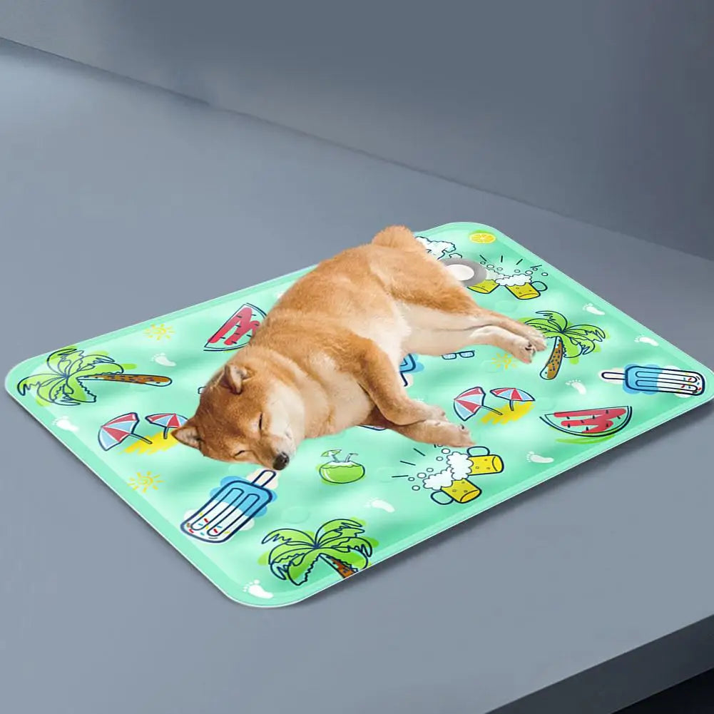 Cooling Pad Ice Mat Summer Pet Dry Ice Crystal Powder Water Injection Dog Cat Cool Mat Pet Summer Supplies