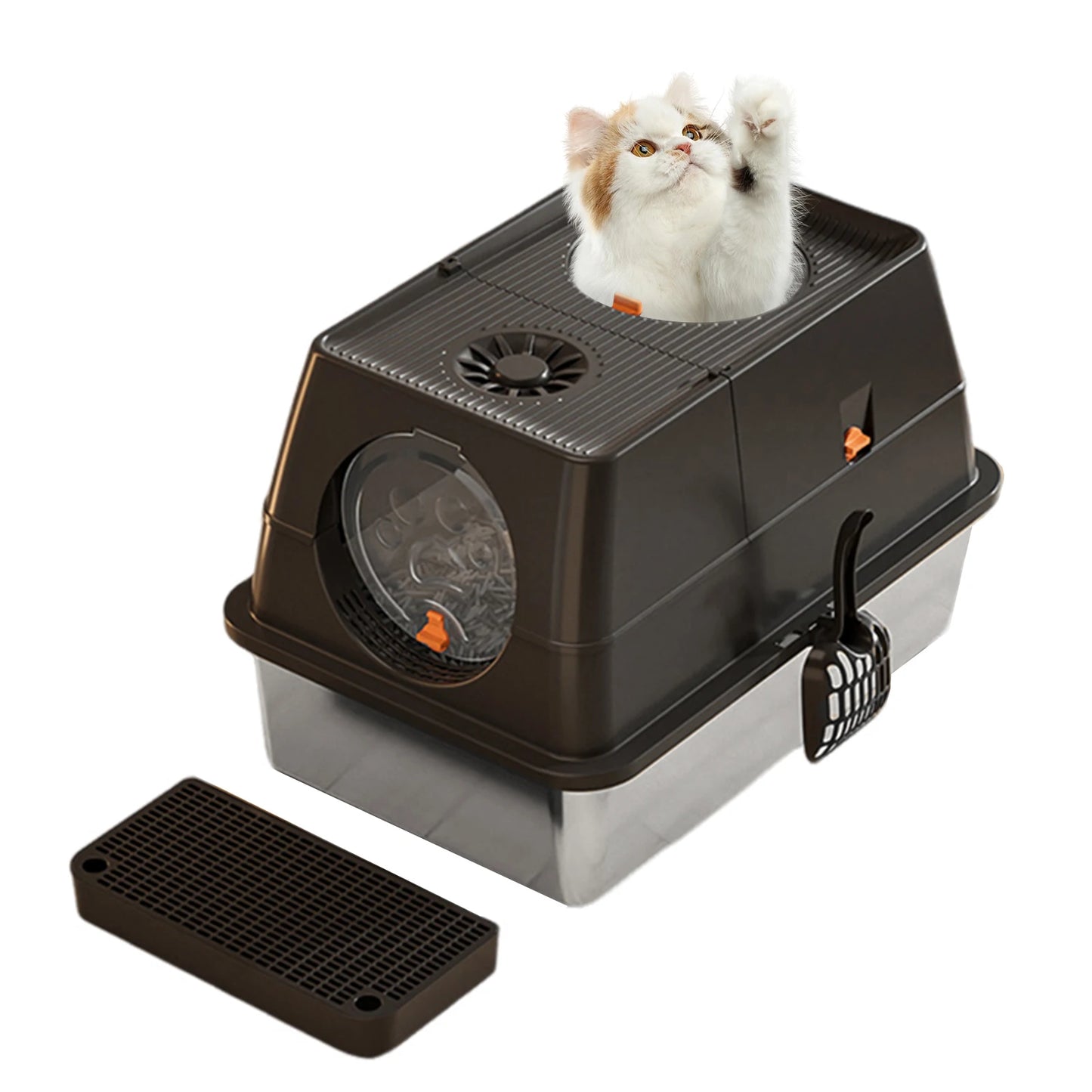 Stainless Steel Cat Litter Box