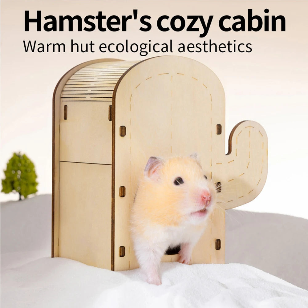 Wooden Hamster House