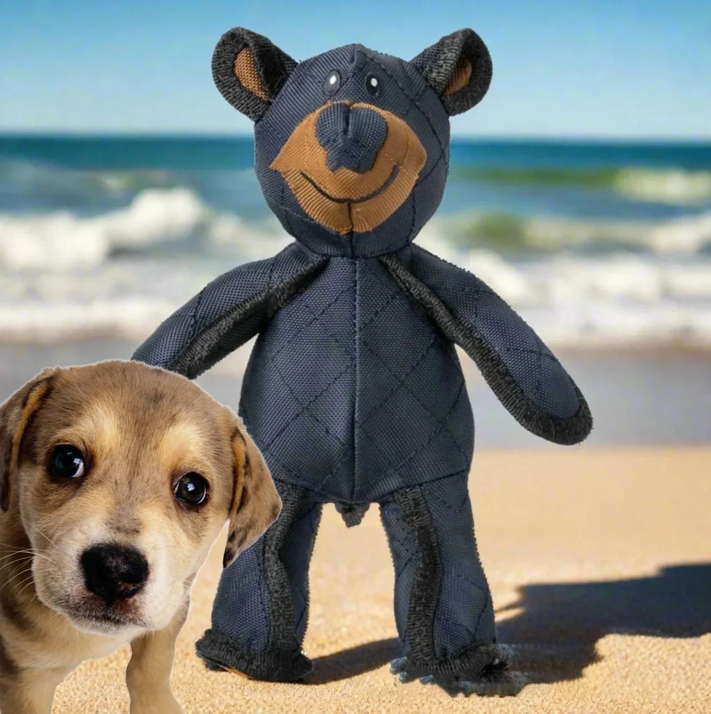 Indestructible Bear Chewable Dog Toy