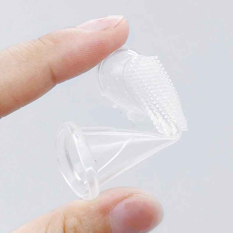 10Pcs Baby Finger Pet Toothbrush