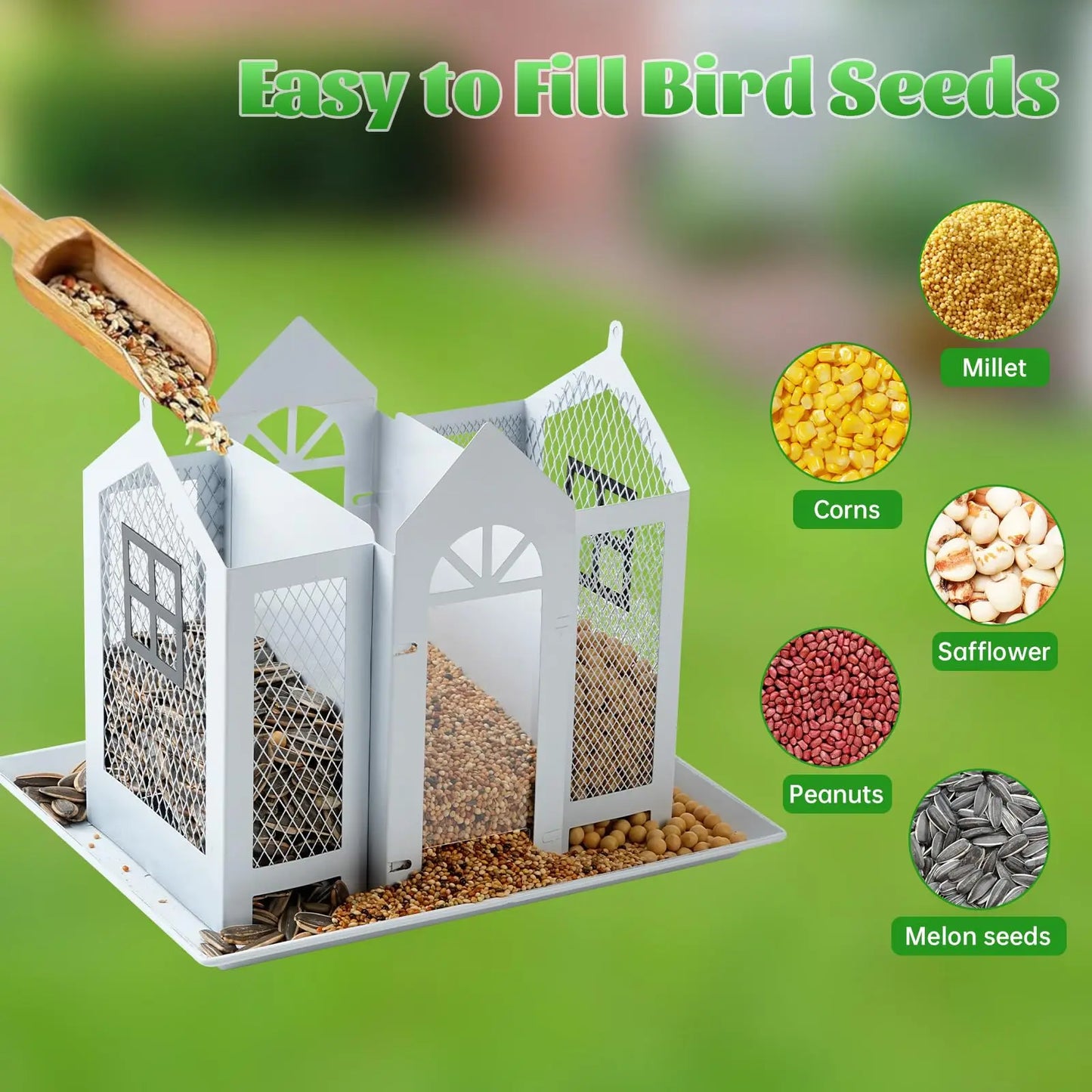 Outdoor Hanging Wild Bird Feeder