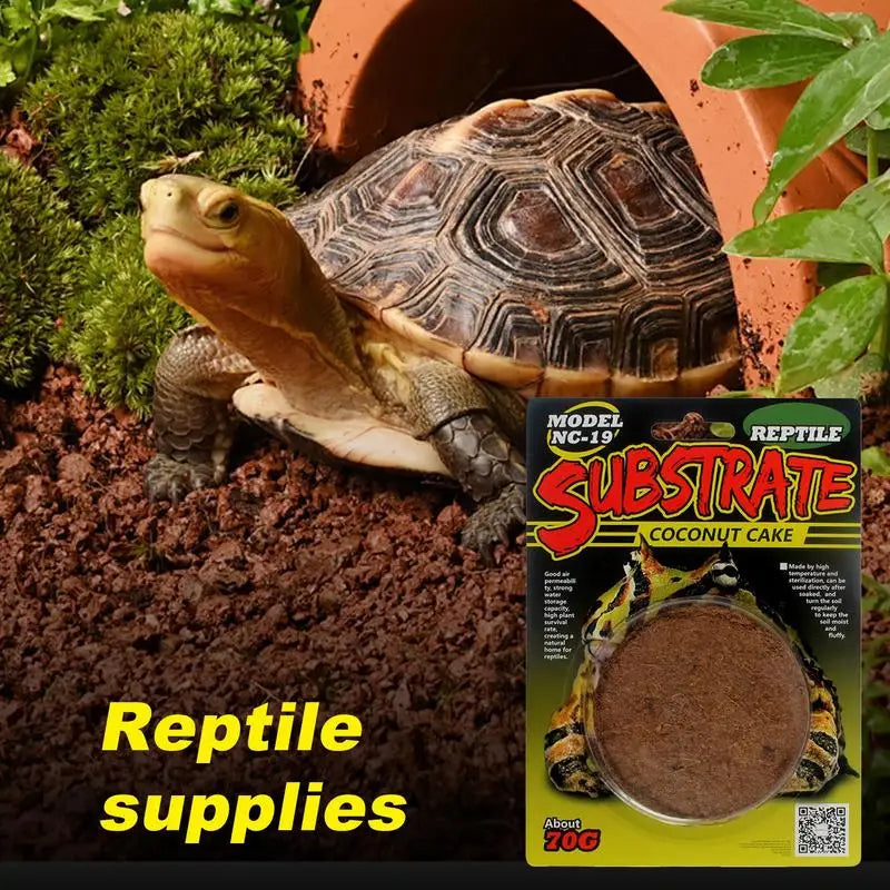 Compressed Coco Substrate Bedding For Reptiles