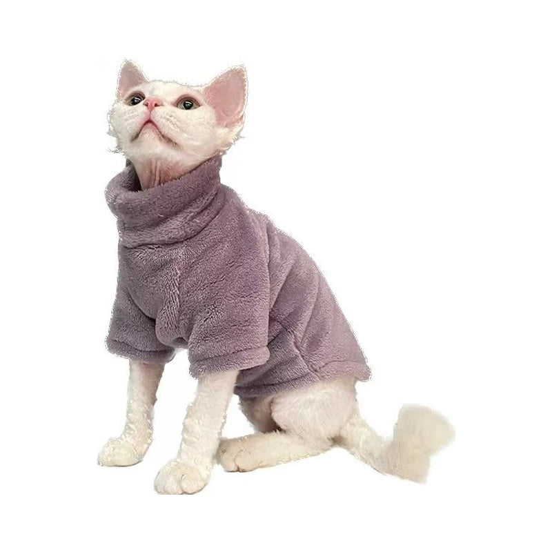 Cat Turtleneck Sweater