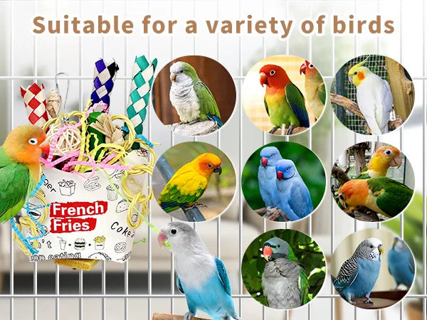 3PCS Bird Shredding/Chewing Toys