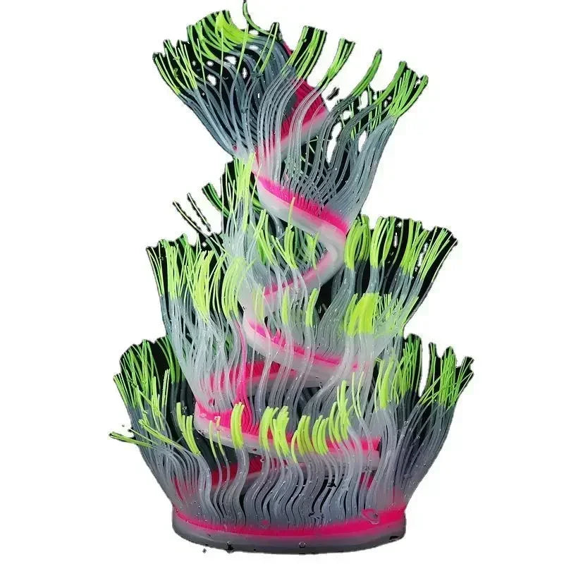 Silicone Sea Anemone Aquarium Decor
