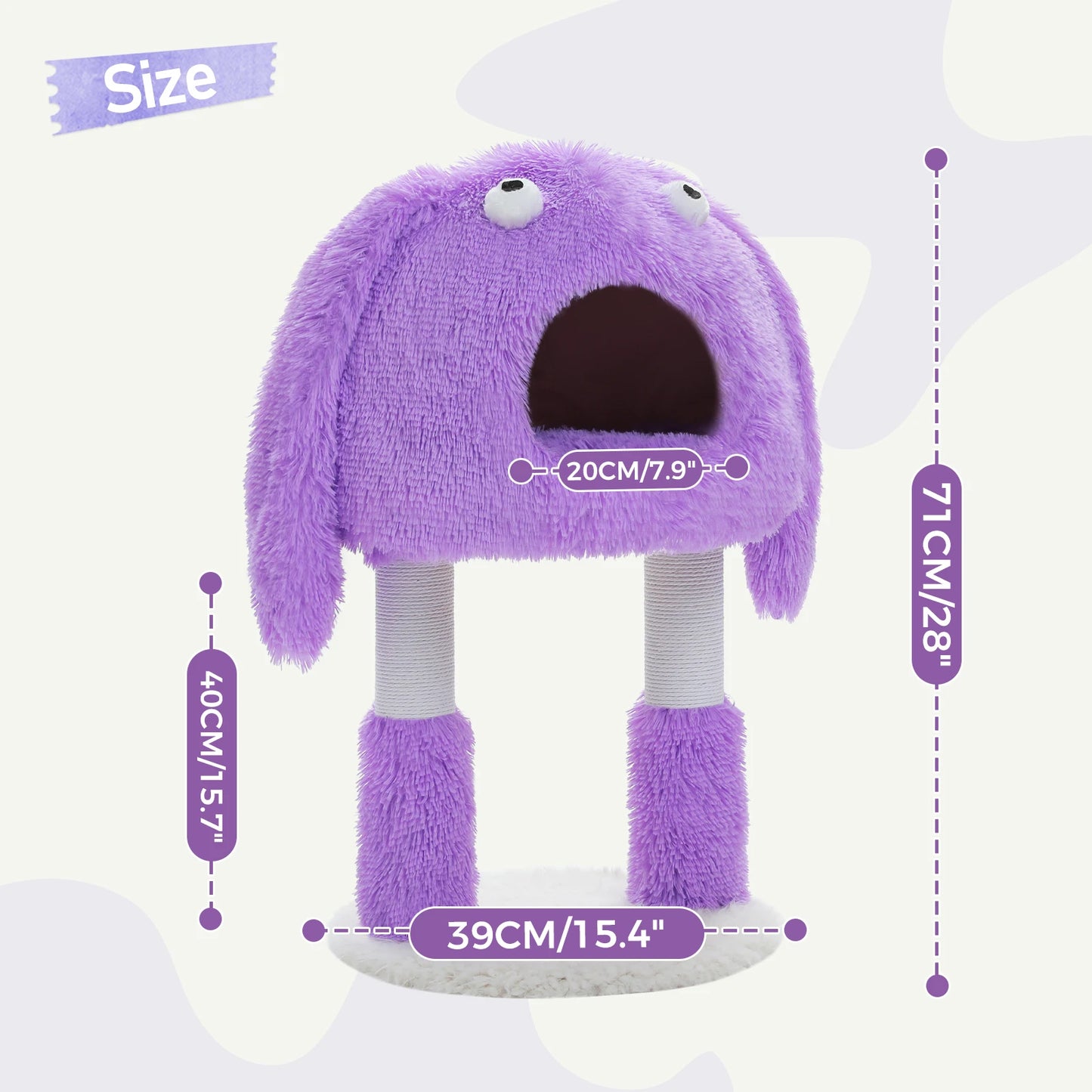 Small Cat Tower With Sisal Posts