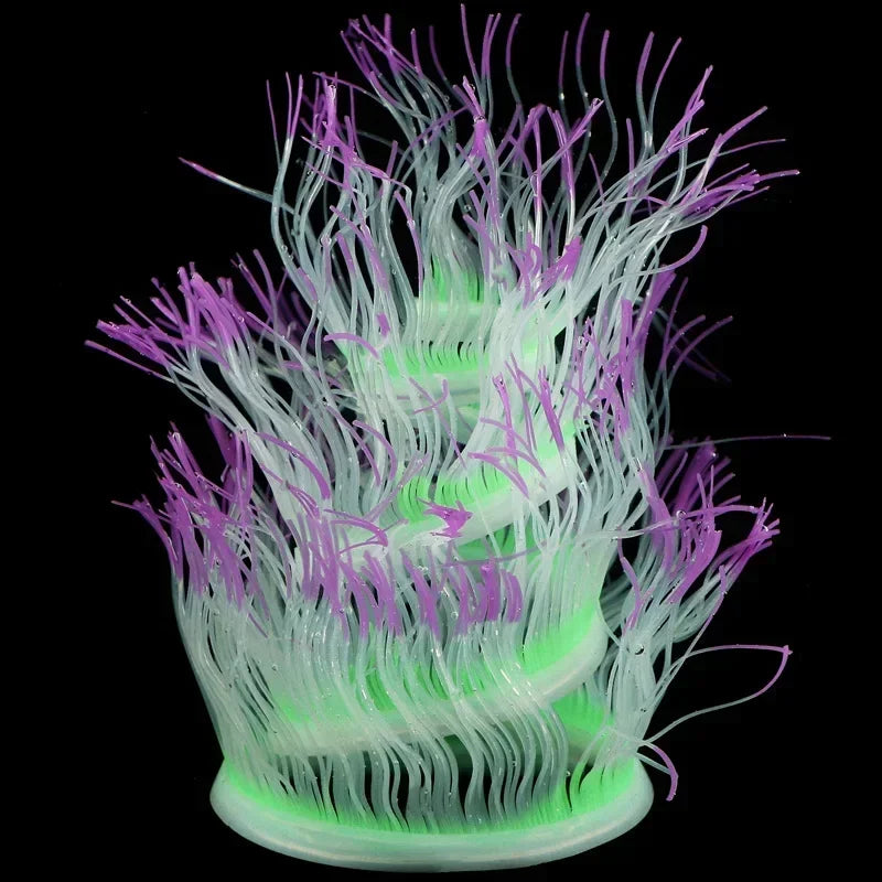 Silicone Sea Anemone Aquarium Decor