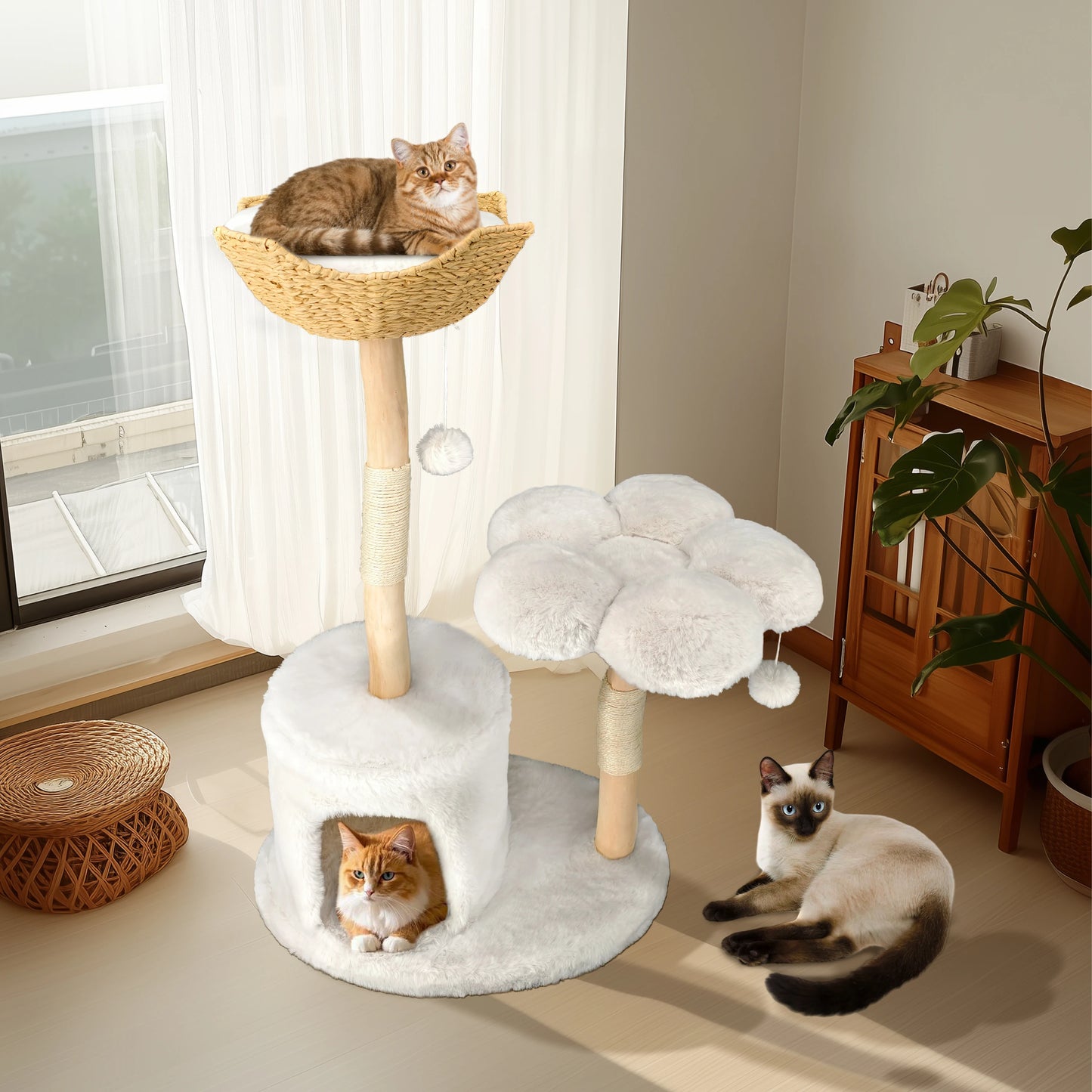 Cat Tower With Scratching Posts