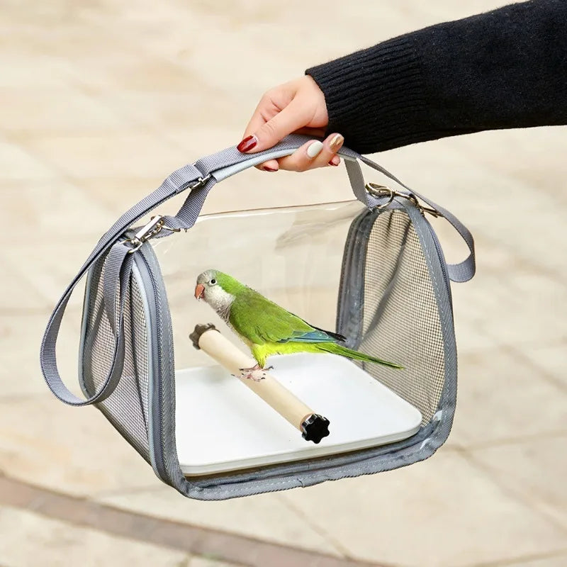 Travel Carrier for Small Bird, Lizard, Hamster