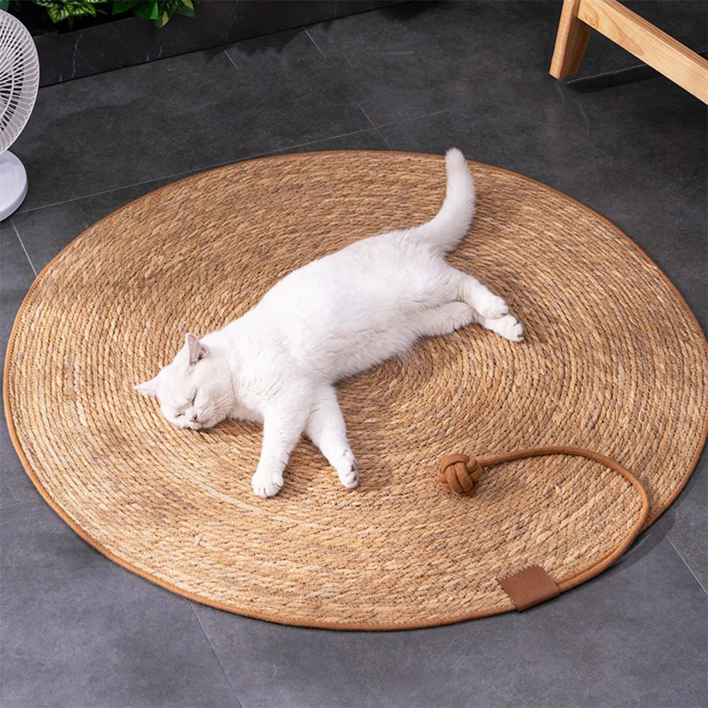 Cat Scratcher Rattan Mat