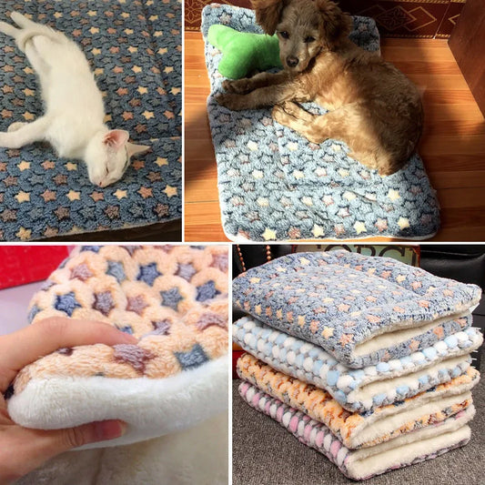 Plush, Washable Bed Mats for Cats /Small Dogs
