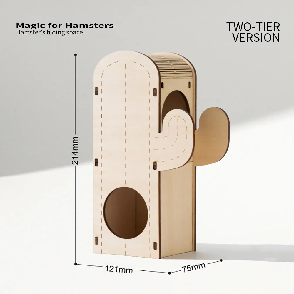 Wooden Hamster House