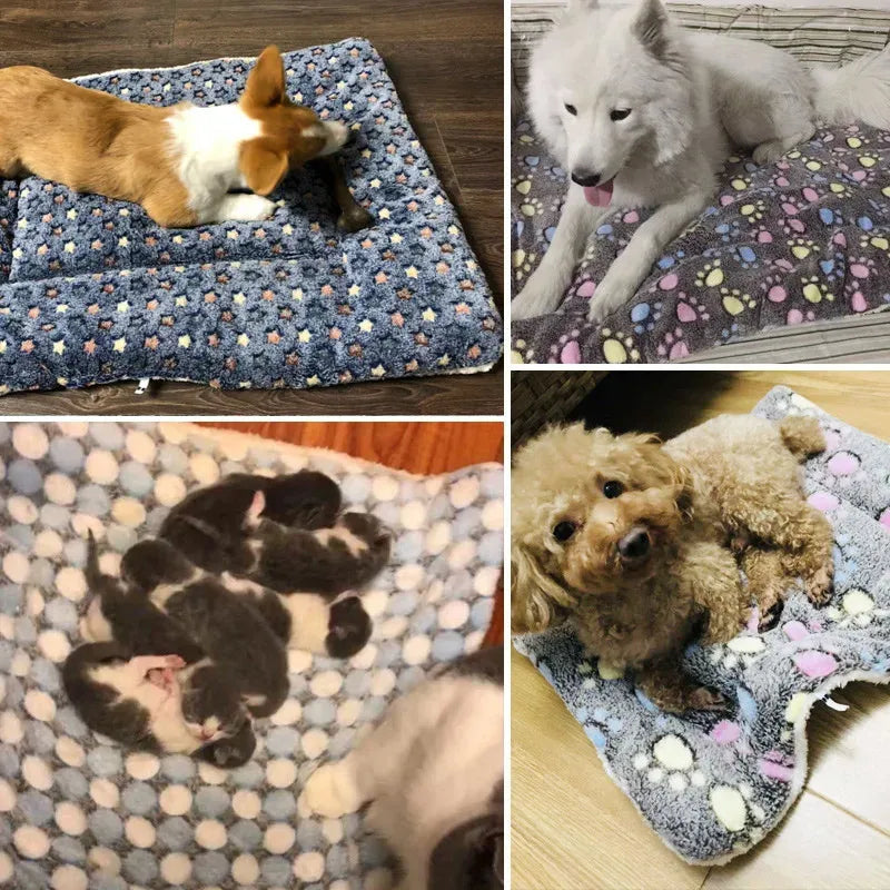 Plush, Washable Bed Mats for Cats /Small Dogs