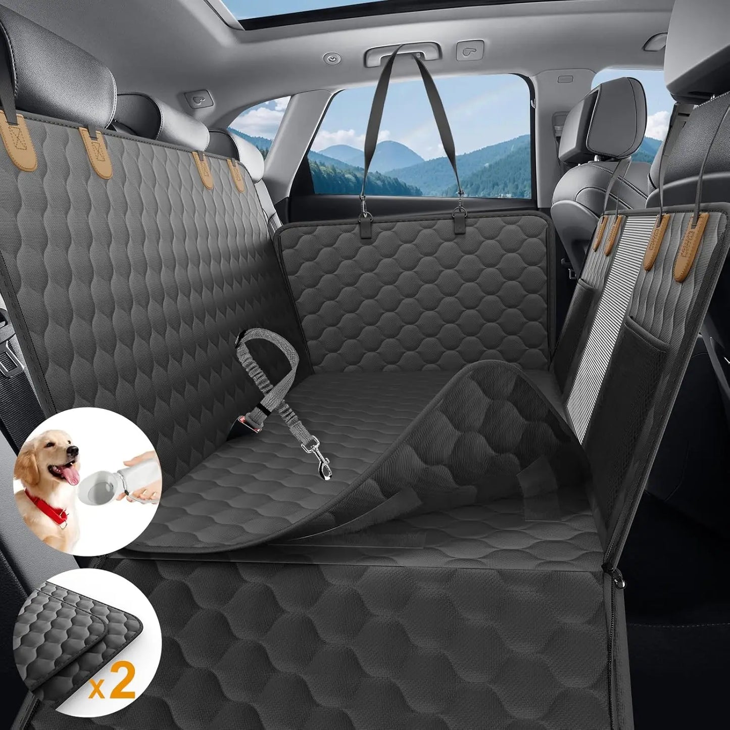 Waterproof Foldable Dog Car Seat  Protector