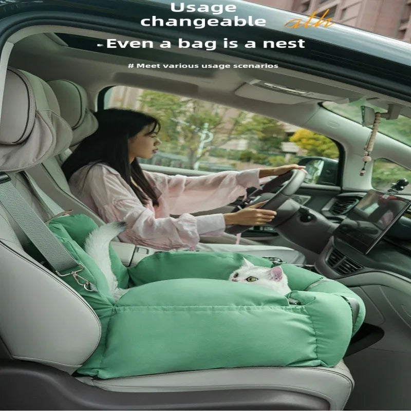 Secure Pet Travel with Dog Car Seat Car Safety for Puppy Cat- Portable Dog Carrier Cat Travel Bags, Durable Cat Carriers & Bags