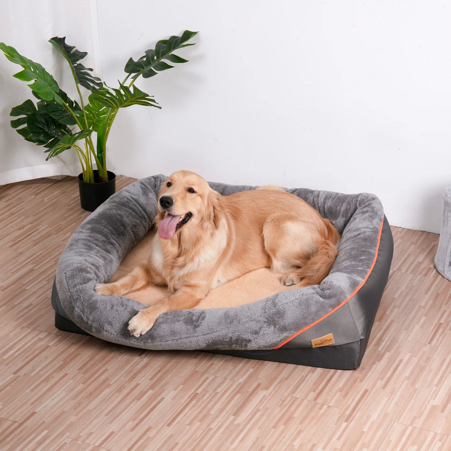 Large Dog Bed With Removable Cover
