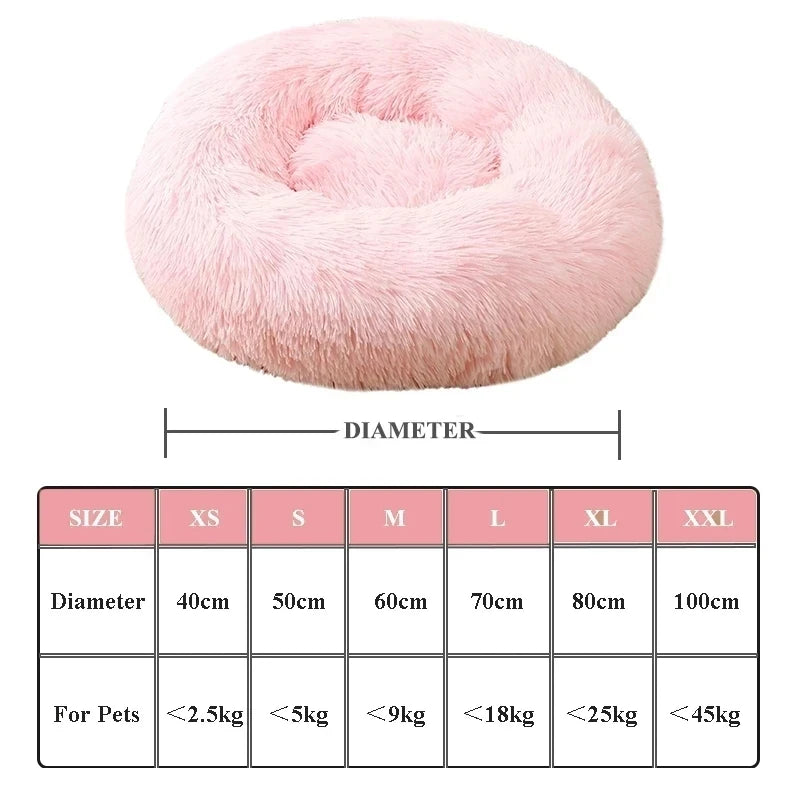 Comfortable, Washable  Ultra Soft Round Dog /Cat Bed