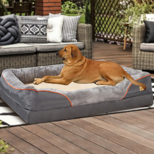 Large Dog Bed With Removable Cover