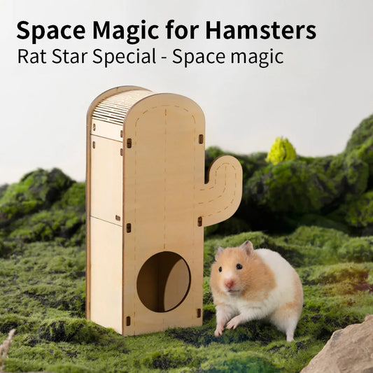 Wooden Hamster House