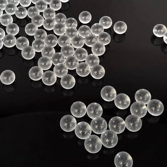 120 Pieces Glass Marble Aquarium Decor