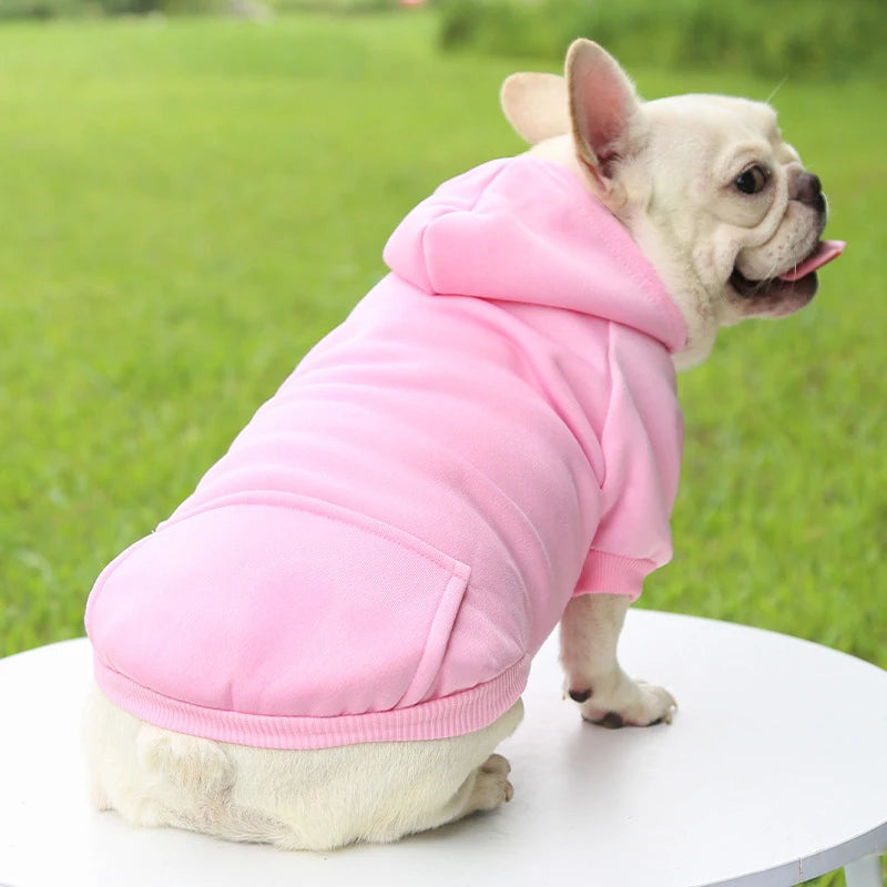 Dog Clothing, Two-Feet Hooded Sweater
