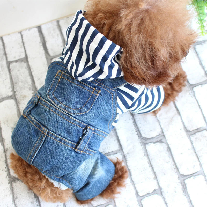 Pet Denim Jumpsuit