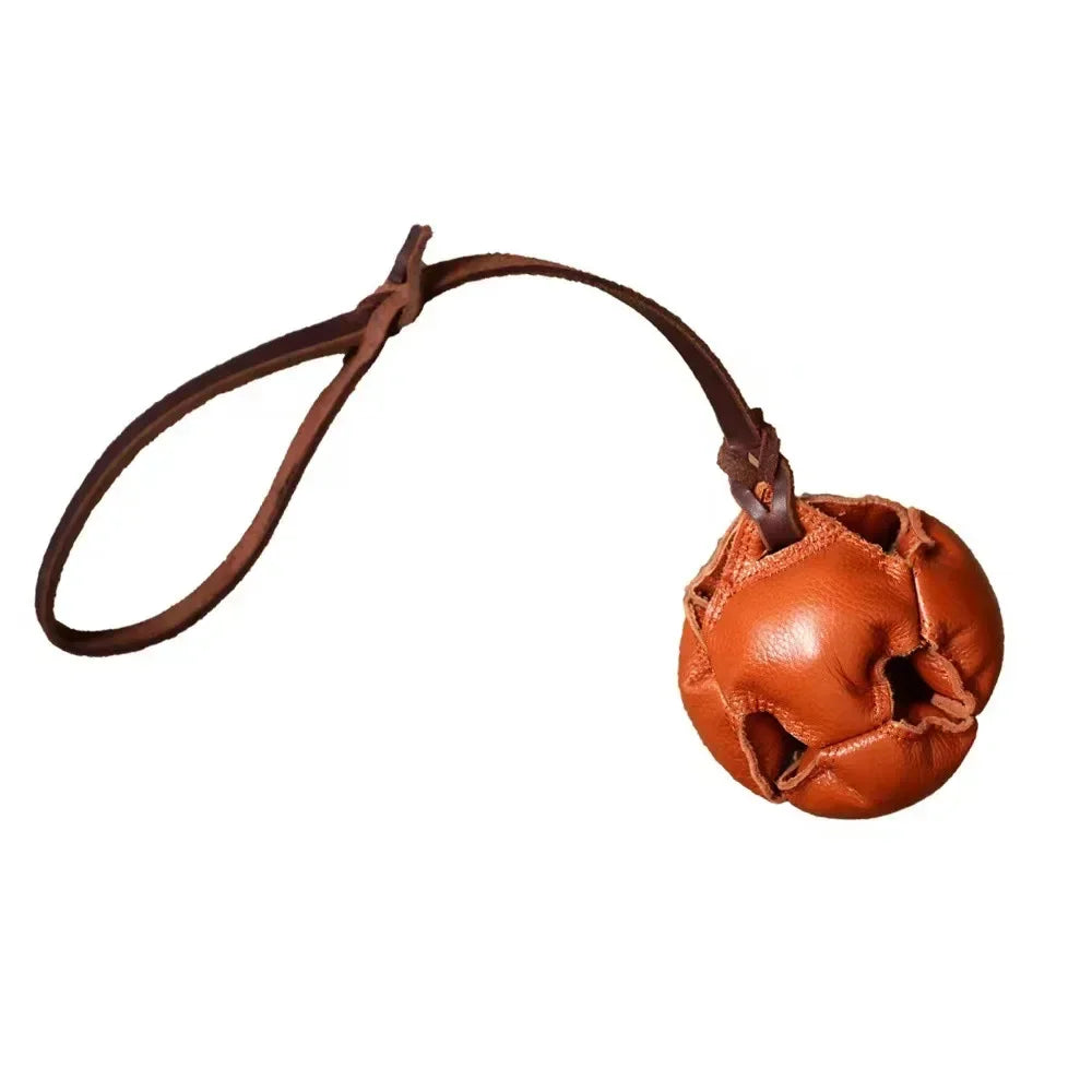 Leather Dog Training Ball Toy