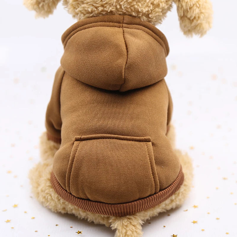 Dog Clothing, Two-Feet Hooded Sweater