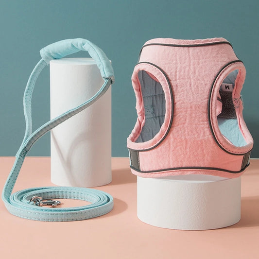 Cat Harness Leash Set With Reflective Strip