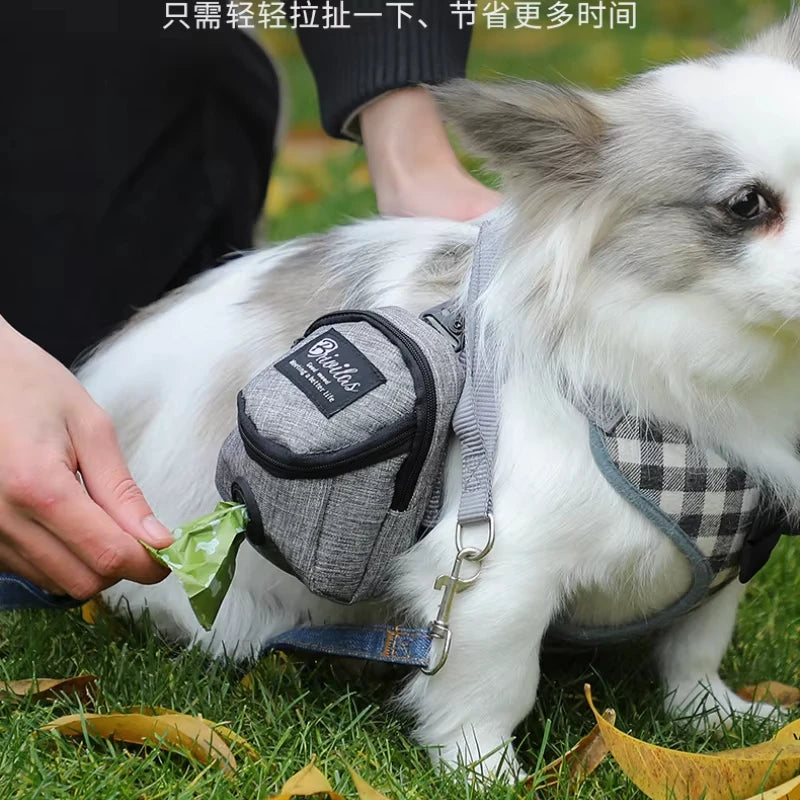 Dog Treat Pouch with Poop Bag Dispenser