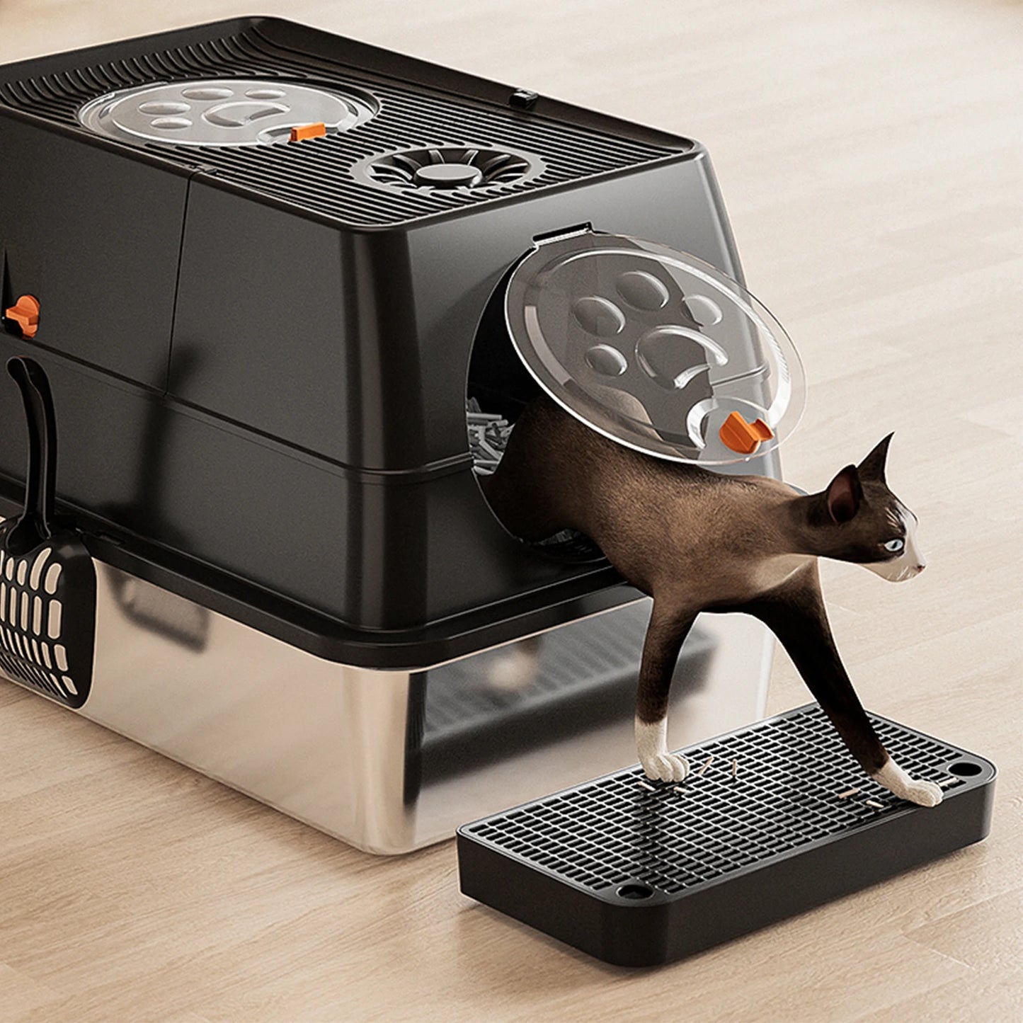 Stainless Steel Cat Litter Box