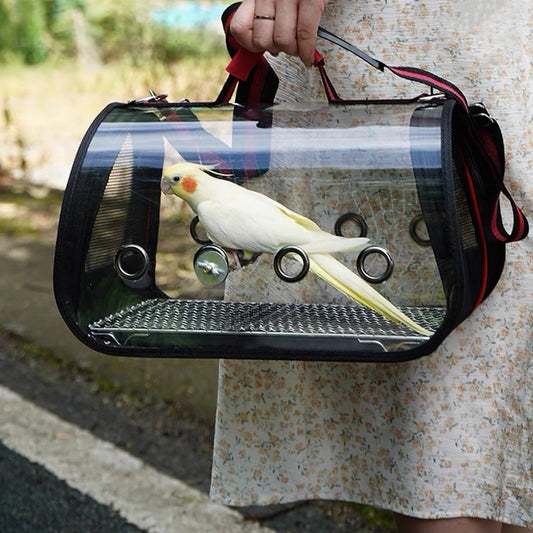 Bird Travel Carrier with Perch