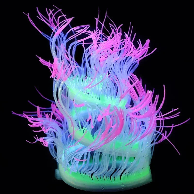 Silicone Sea Anemone Aquarium Decor